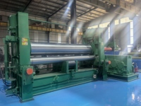 Máquina curvadora de placas de 3 rodillos universal W11S-45x3000 para acero al carbono/acero inoxidable/aleaciones y otros materiales, con automatización APMT