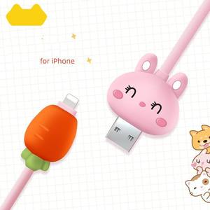 Dễ Thương Thỏ Hồng Micro USB C 5A Nhanh Chóng Sạc Cáp Type-C Di Động Phụ Kiện Cho <span class=keywords><strong>Iphone</strong></span> & Máy Tính Tương Thích Với IOS - Product Image 1