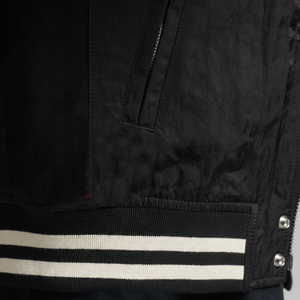 Chaqueta Universitaria de Alta Calidad, Estilo Béisbol, Informal, para Deportes de Invierno al Aire Libre, Tela Satinada con Diseño Impreso, para Hombre - Product Image 1