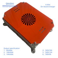 Chargeur embarqué pour véhicule électrique 72v 96v 144v 400v 600v 3.3kw 6.6kw OBC pour EV