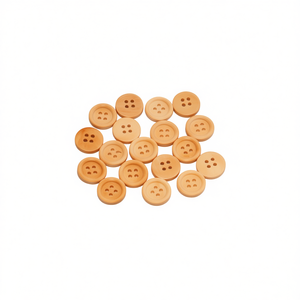 Bottoni in Legno Ilan 15mm 30 Pezzi Accessorio per Cucito e Artigianato in Legno Naturale - Product Image 2