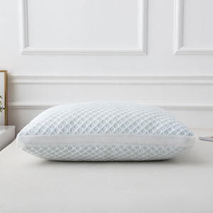 하이 쿨 메모리 폼 깔린 스폰지 베개 느린 반동 메쉬 스탠드 목 지지대를위한 모던 화이트 디자인-아마존 핫 직접 - Product Image 4