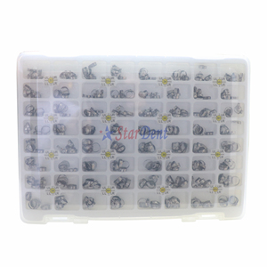 Bande di tubo buccale ortodontico dentale <span class=keywords><strong>Roth</strong></span> o Mbt Bandwith tubo superiore 2 inferiore 1o superiore 1 inferiore 1 dimensione: 29 ~ 41 + 320 pz/set - Product Image 3