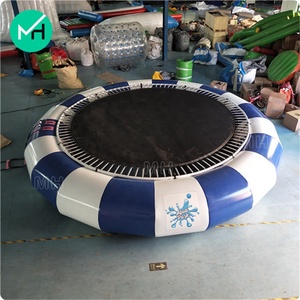 Sports nautiques en plein air de Haute qualité 5m de diamètre <span class=keywords><strong>Gonflable</strong></span> trampoline d'<span class=keywords><strong>eau</strong></span> avec <span class=keywords><strong>structure</strong></span> en métal et ressort à vendre - Product Image 5