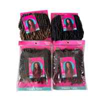Vente chaude : Tresses Passion Twist de 10 pouces, cheveux synthétiques pour tressage au crochet, extensions de tresses Spring Twist