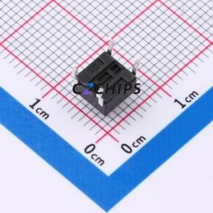 SMG-01-H055A1 Tactile Switch DIP-4P,6x6mm Switch Single Pole Single Throw Round Button 2.5N 6mm - Product Image 2