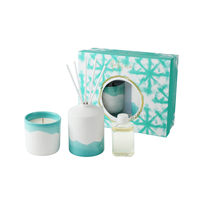 Coffret Cadeau en Gros de Bougies Parfumées en Cire de Soja Pure et Diffuseurs à Bâtonnets pour Satisfaire à Diverses Demandes, Sûr et Écologique
