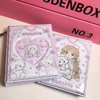 Livre de cartes postales de 3 pouces à thème dessin animé, pour cartes de visite, passeports, cartes étoiles, collection de cartes, livre photo commémoratif polarisé pour fabricants