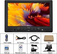 Mini moniteur portable 7 pouces HD 1080P, petit moniteur HD, écran LCD VGA pour PC/TV/DVD/Raspberry PI/Caméra/Jeux