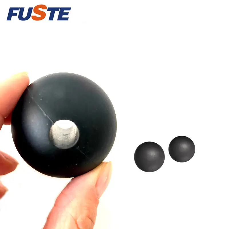 Custom Different size 10mm-50mm soft silicone balls solid rubber ball massage ball with hole