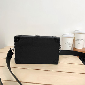 Sac Messager à Bandoulière Unisexe Carré avec Rabat Aimanté en Cuir PU, Sacoche pour Téléphone, Boîte à Bandoulière - Product Image 5
