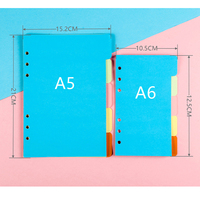 Planificateur A5 A6 A7 avec logo personnalisé, classeur à 6 anneaux, diviseurs d'index, organisateur pour l'école et le bureau, boîte d'emballage promotionnelle pour cadeaux