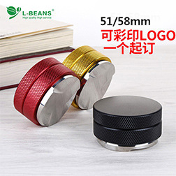 เครื่องจ่ายผงกาแฟสามถั่ว 58 มม. สีดำ อลูมิเนียมอัลลอยด์ พร้อมเข็มกวนสแตนเลส สำหรับบาร์และร้านกาแฟ - Product Image 5