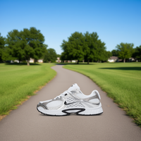 Chaussures de course V5 Rnr Blanc Gris Cendré College Gris Noir Tige en mesh Semelle intermédiaire en EVA Semelle extérieure en caoutchouc Unisexe Été