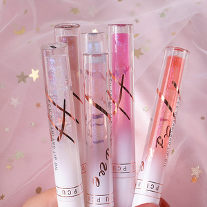 Minyak Bibir Jelly Kosmetik Berkualitas Tinggi, Tint Bening, Ringan, Melembapkan, Membuat Bibir Lebih Penuh, <span class=keywords><strong>Lip</strong></span> <span class=keywords><strong>Gloss</strong></span> Berkilau - Product Image 5