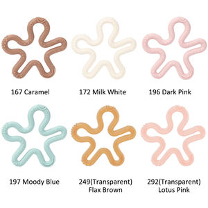 Juguete de Dentición de Coral Personalizado al por Mayor, Curvas Multiángulo para Morder, Agarres Táctiles, Silicona de Grado Alimenticio, Regalo para Bebés de 0 a 24 <span class=keywords><strong>Meses</strong></span> - Product Image 5