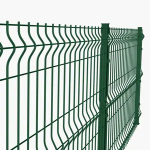 Obral panel pagar logam bekas, pagar kawat las 3d