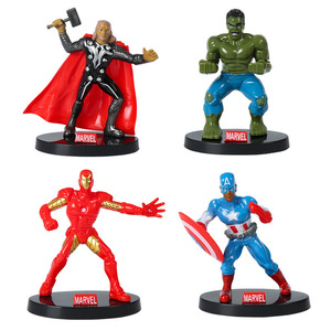 Avengers Action Figures Set Iron Man Captain America Thor Hulk Marvel Toys For Kids Collectible Figures 4 Pack - Product Image 2