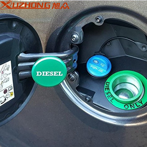 Kit de actualización de tapa de combustible Xuzhong Ram Def de aleación de aluminio verde azul para Dodge Ram 13-18 - Product Image 4
