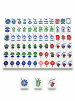En stock, ensemble de mahjong américain de luxe en obsidienne verte de haute qualité, 160 tuiles en acrylique à 4 couches avec feuille d'or, pour le divertissement