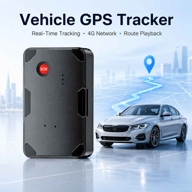 Car Tracker GPS Tracking Device Real Time Share Location Family Car Safety Locator Waterproof Beidou 4G 2G 1 Year Warranty