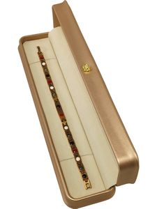 ODM/OEM Fabricante Preço Especial Titanium Aço Ímã Pulseira De Ouro Pedra De Germânio Hipoalergênico Alivia O Stress Da Dor - Product Image 2