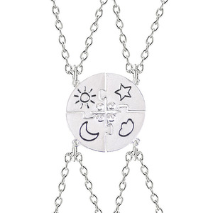 G2588 all'ingrosso Colliers De Meilleur Ami <span class=keywords><strong>Amitie</strong></span> Star Sun Moon Besties amicizia migliori amici BFF collana per 4 ragazze gioielli - Product Image 6