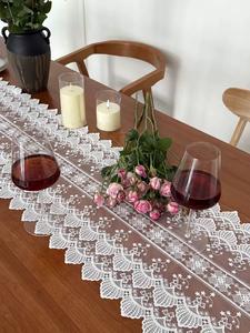 <span class=keywords><strong>Camino</strong></span> <span class=keywords><strong>de</strong></span> <span class=keywords><strong>Mesa</strong></span> <span class=keywords><strong>de</strong></span> Encaje Blanco <span class=keywords><strong>de</strong></span> Lujo Ligero Francés, un Toque <span class=keywords><strong>de</strong></span> Elegancia Ritual - Product Image 5