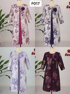 Robe longue grande taille deux pièces pour femme, tenue de cérémonie turque, robe africaine deux pièces - Product Image 2