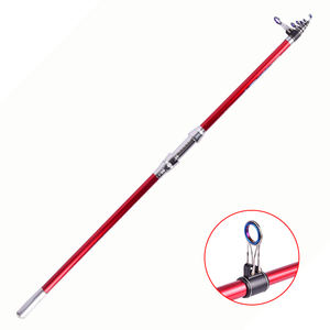Pêche en mer <span class=keywords><strong>Surf</strong></span> <span class=keywords><strong>Casting</strong></span> Cannes à pêche télescopiques Équipement de pêche en fibre de carbone avec guides domestiques - Product Image 5
