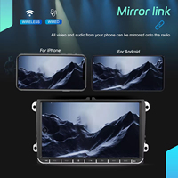 Podofo 9'' 4+64GB Autoradio CarPlay Android Auto GPS/WiFi/BT/FM/RDS pour VW PASSAT /GOLF /JPOLO /TOURAN /SEAT/ALTEA