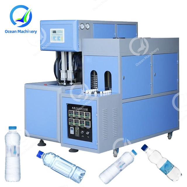 OCEAN Second Hand Pet Bottle Blower Small Water Bottle Blow Make Machine Plastic Blow Molding Machine