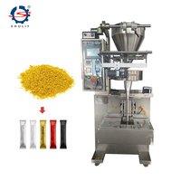 Machine d'emballage automatique verticale pour sachets/pochettes de snacks en papier, pour aliments soufflés à l'azote, popcorn et chips de pommes de terre