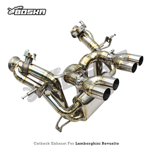Système d'échappement OEM d'origine Boska pour Revuelto 6.5L V12 2023-2025 – Tuyaux légers en titane, silencieux à sonorisation active - Product Image 6
