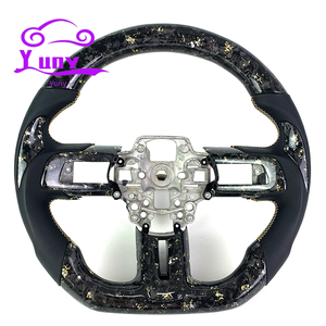 Pour <span class=keywords><strong>Ford</strong></span> <span class=keywords><strong>Mustang</strong></span> voitures forgées personnalisées volant en Fiber de carbone pour <span class=keywords><strong>Mustang</strong></span> <span class=keywords><strong>GT</strong></span> 350 <span class=keywords><strong>500</strong></span> Shelby ZG Mach-<span class=keywords><strong>E</strong></span> Style de course en forme de D - Product Image 1