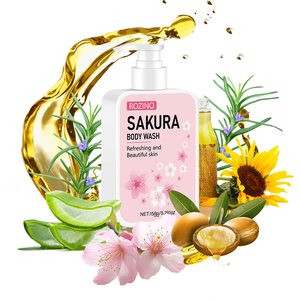 ROZINO Gel douche parfumé Sakura, gel douche hydratant et rafraîchissant pour la peau, 150g - Product Image 6