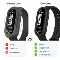 Coque de protection antichoc fine et mate en PC creux compatible avec Xiaomi Mi Band 10 9 Pro 9 8 Smart Band