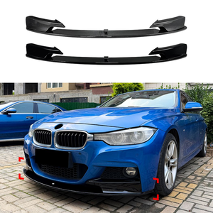 ชุดสปอยเลอร์กันชนหน้าสำหรับ BMW ซีรีส์ 3 F30 F35 ปี 2013-2019 M Sport ชุดแต่งมุมกันชนหน้า + ลิ้นกันชนหน้า - Product Image 1