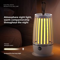 Piège à moustiques électrique puissant pour camping et intérieur, répulsif anti-mouches, gadget domestique et extérieur, piège multidimensionnel à grille électrique, cadeau