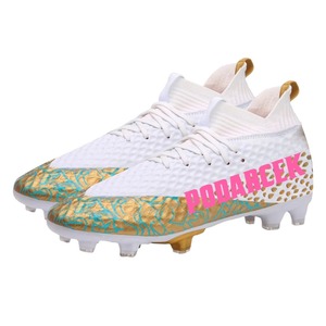 TF Best Men's Summer Soccer Football Shoes <b>Boots</b> Indoor Synthetic <b>Leather</b> Upper Sale - Product Image 5
