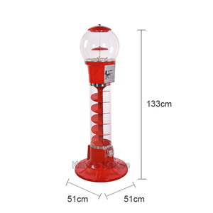 Máquina Expendedora Whirler <span class=keywords><strong>De</strong></span> Chicles Y Gashapon Dispensador <span class=keywords><strong>De</strong></span> Dulces Y Huevos <span class=keywords><strong>De</strong></span> Juguete <span class=keywords><strong>De</strong></span> Plástico Máquina <span class=keywords><strong>De</strong></span> Chicles En Espiral - Product Image 1