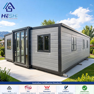 Casa Contenedor Prefabricada Expandible de 40 y 20 Pies, Estándares Australianos, 1, 2, 3, 4, 5 Dormitorios, Cocina Plegable, Casa Modular Tipo Cabaña - Product Image 1