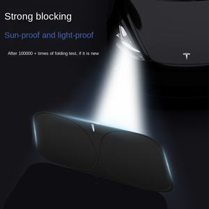 <span class=keywords><strong>Pare</strong></span>-<span class=keywords><strong>soleil</strong></span> universel personnalisé en titane, argent, élastique pliable et réfléchissant pour fenêtre latérale de voiture - Product Image 2