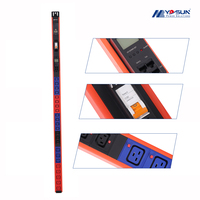 PDU intelligent certifié pour centre de données, RS485 MODBUS RTU, unité de distribution d'alimentation pour armoire 42U, conception verticale 0U, monophasé 63A
