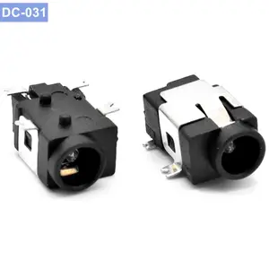 DC-031 / DC-031A 3.5X1.3 3.5X1.1 3.5X1.0 MM Dip 4 Pin DC dişi Jack Smt soket 3.5MM 1.3MM konnektör DC031 DC031A Smd Jack