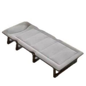 Modern Design Lightweight Outdoor Deck Adjustable <b>Folding</b> <b>Bed</b> Collapsible Steel Frame Cot for <b>Camping</b> Bathroom & Hospital Use Mo - Product Image 2