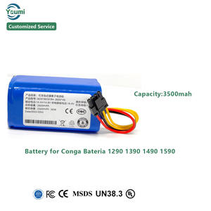 <span class=keywords><strong>Mejor</strong></span> Precio, Batería de Repuesto de 14.4V 3500mah para Aspiradora Robótica <span class=keywords><strong>Conga</strong></span> 1290 1390 1490 1590 - Product Image 2