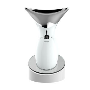 Pemijat leher pemanas elektrik portabel pintar, perangkat kecantikan LED dapat disesuaikan 2024 - Product Image 6