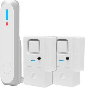 Système d'alarme portable <span class=keywords><strong>AGSHOME</strong></span> 120 dB avec 2 capteurs pour portes/fenêtres, compatible WiFi 2,4 GHz et application Tuya, détection 1-2 cm, garantie 1 an - Product Image 1