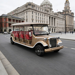 Factory Direct 12-seat New Design Car Retro-style Classic Antique Safety Vintage Car Resort Transportation - Product Image 5